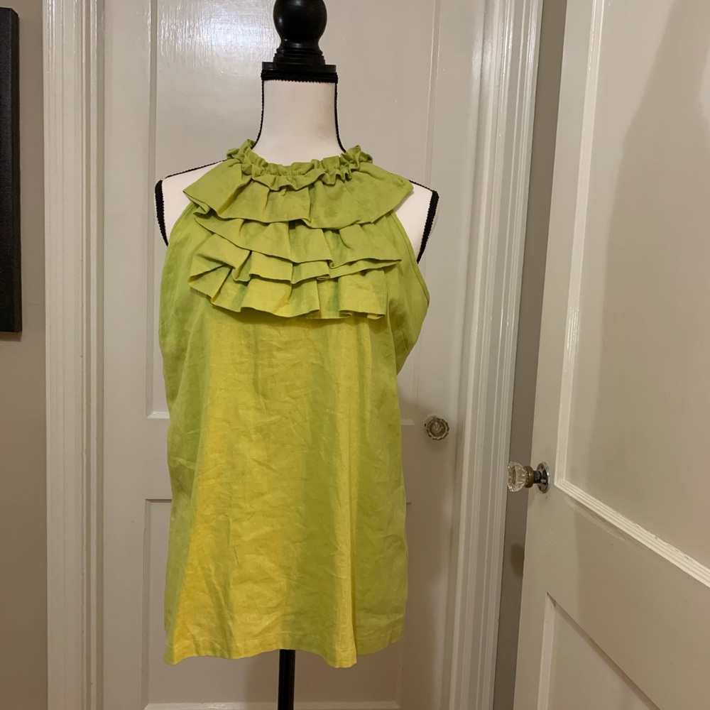 Tweeds Linen Sleeveless Top NWT
